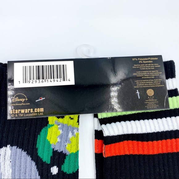 Disney Star Wars The Mandalorian Baby Yoda Socks - Picture 4 of 5